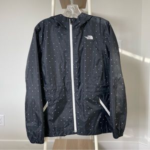 The North Face Polka Dot Rain Jacket with Hood